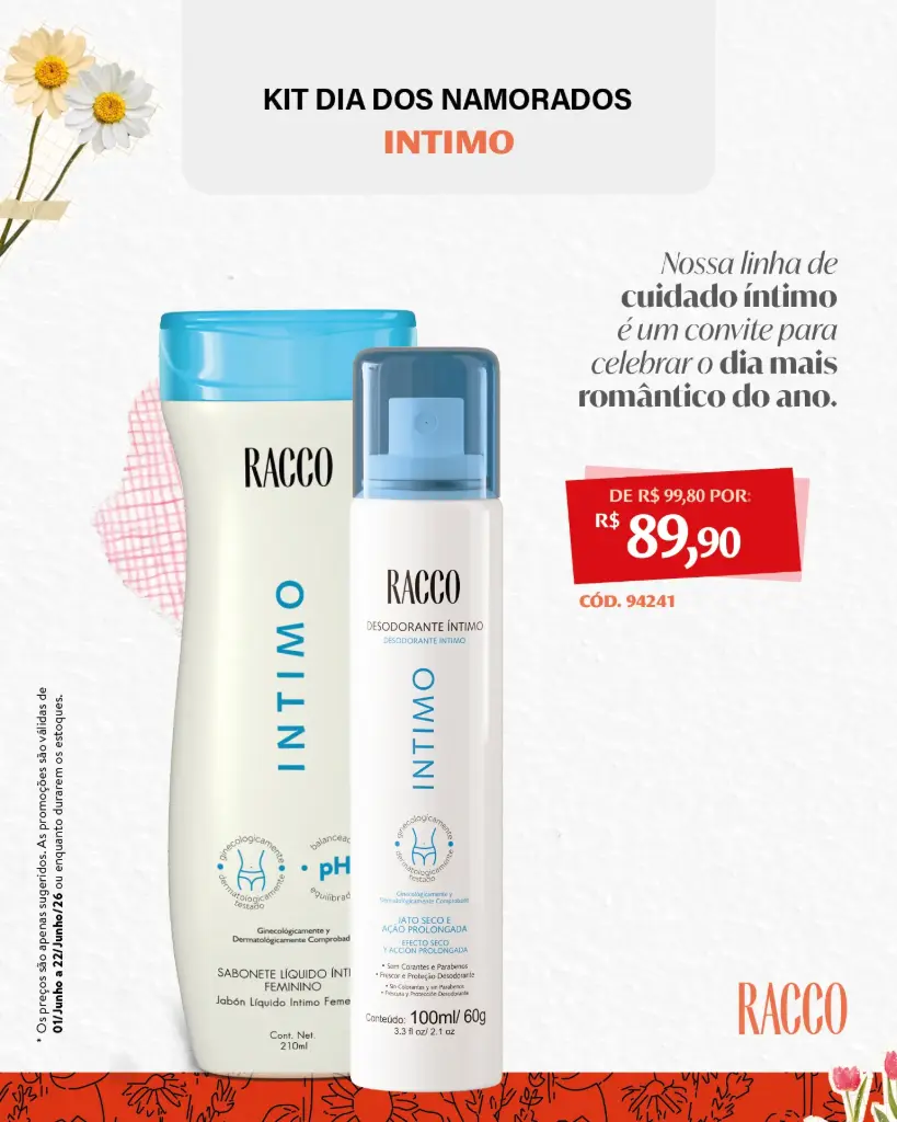 Kit Namorados Intimo