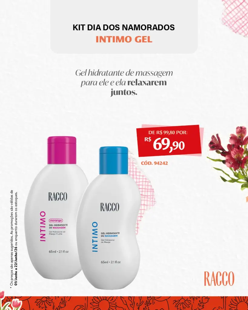 Kit Dia dos Namorados Íntimo Gel