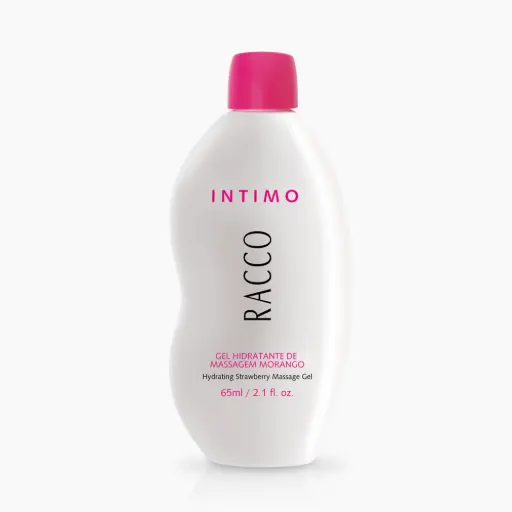 [1023] Gel Hidratante de Massagem Morango Intimo Racco, 65ml