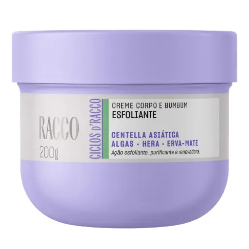 [5544] Creme Esfoliante Corpo E Bumbum Ciclos D' Racco, 200g