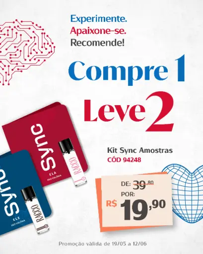 [94248] Sync Amostras - Compre 1 Leve 2