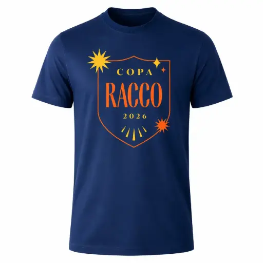 [0034] Camiseta Babylook Copa - Azul Bic M